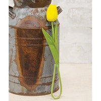 Foamy Tulip Bud Stem Yellow - The Fox Decor