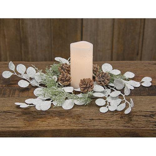 Silver Dollar Shine Candle Ring - The Fox Decor