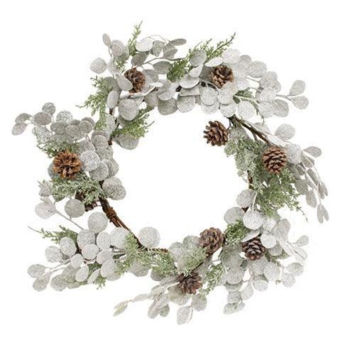 Silver Dollar Shine Wreath - The Fox Decor