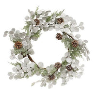 Silver Dollar Shine Wreath - The Fox Decor