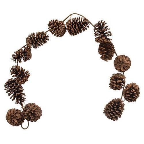 Natural Pine Cone Garland - The Fox Decor