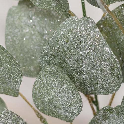 Frosted Dollar Eucalyptus Leaf Spray 29 - The Fox Decor