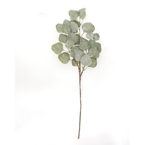 Frosted Dollar Eucalyptus Leaf Spray 29 - The Fox Decor