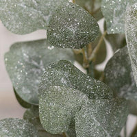 Frosted Dollar Eucalyptus Leaf Spray 19 - The Fox Decor