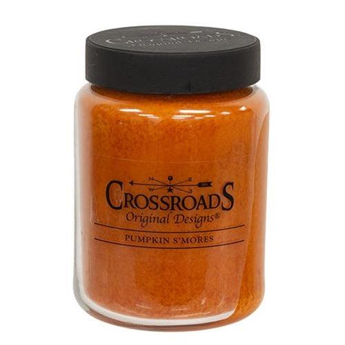 Pumpkin S'mores Jar Candle 26 oz - The Fox Decor
