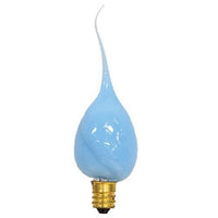 Pastel Blue Bulb Candelabra Base 4W - The Fox Decor