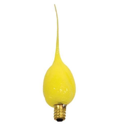 Pastel Yellow Bulb Candelabra Base 4W - The Fox Decor