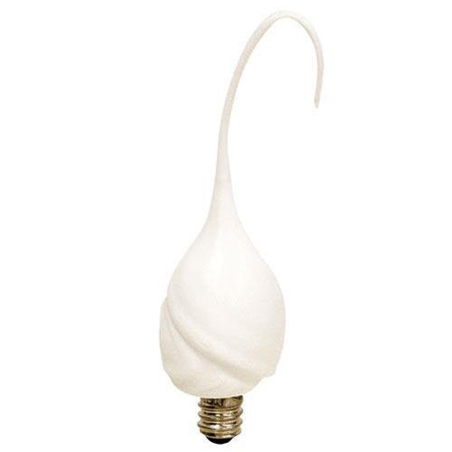 Pearl Silicone Flame Cover w Replaceable Bulb - The Fox Decor