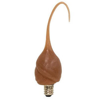 Cinnamon Silicone Flame Cover w Replaceable Bulb - The Fox Decor