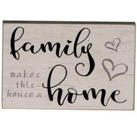 Thumbnail for Family Makes This House A Home Block 275 x 425 - The Fox Decor