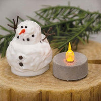 Baby Snowman Silicone Tealight Cover - The Fox Decor