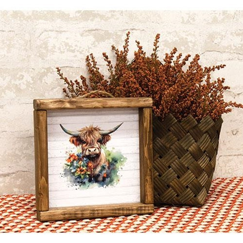 Highland Portrait Framed Print - The Fox Decor