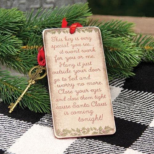 Santa's Magic Key Ornament - The Fox Decor