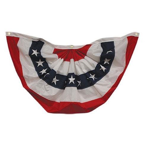 Embroidered Nylon Americana Bunting - The Fox Decor