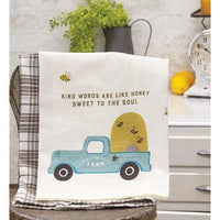 2 Set Kind Words Kitchen Towels - The Fox Decor