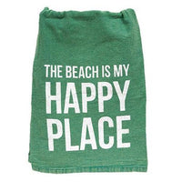 The Beach is my Happy Place Dish Towel - The Fox Decor