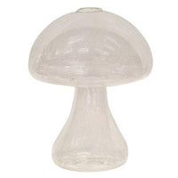 Glass Standing Mushroom Vase - The Fox Decor