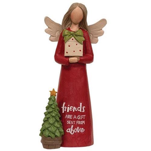 Friends are a Gift Christmas Angel - The Fox Decor
