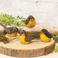 Small Resin Robin 4 Asstd - The Fox Decor