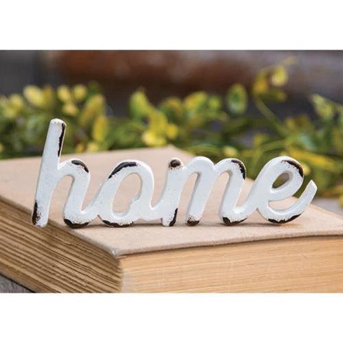 Home Distressed White Resin Figurine - The Fox Decor