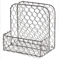 Thumbnail for Galvanized Chicken Wire Napkin Holder - The Fox Decor