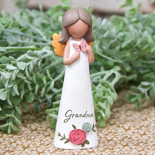 Butterfly Wishes Grandma Resin Angel - The Fox Decor