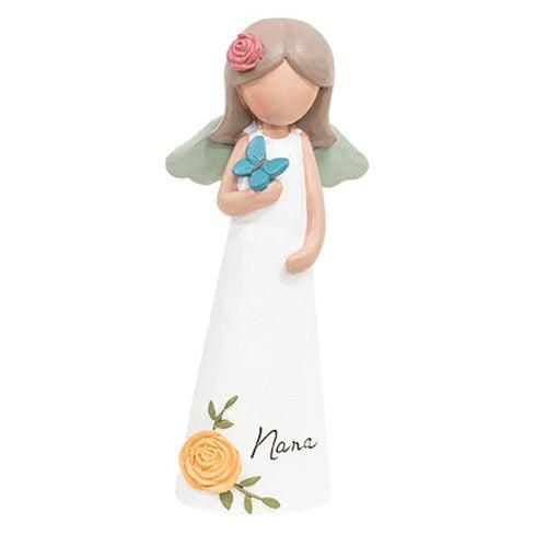 Butterfly Wishes Nana Resin Angel - The Fox Decor