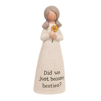 Did We Just Become Besties Mini Resin Angel - The Fox Decor