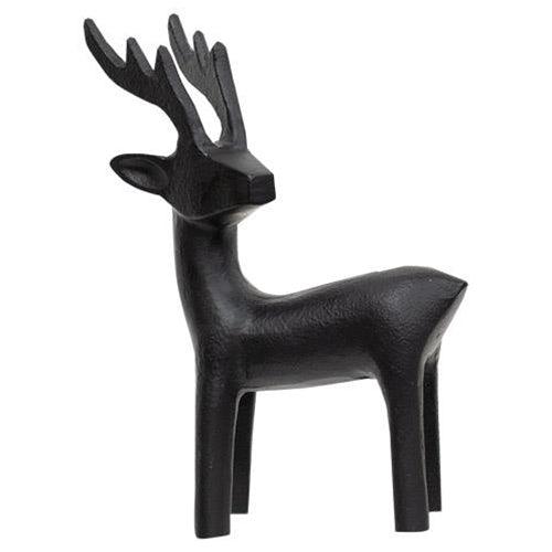 Cast Iron Standing Reindeer Figurine - The Fox Decor