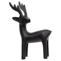 Cast Iron Standing Reindeer Figurine - The Fox Decor