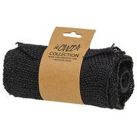 Black Burlap Ribbon 6 x 5 Yards - The Fox Decor