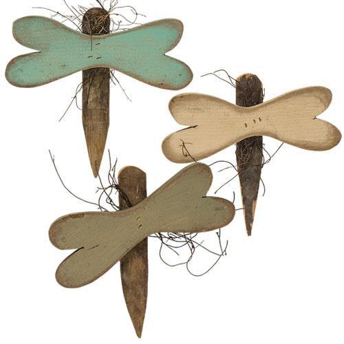 Wooden Dragonfly 10 Asstd - The Fox Decor