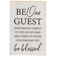 Be Our Guest Shelf Sitter 55 x 8 - The Fox Decor