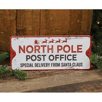 North Pole Metal Sign - The Fox Decor