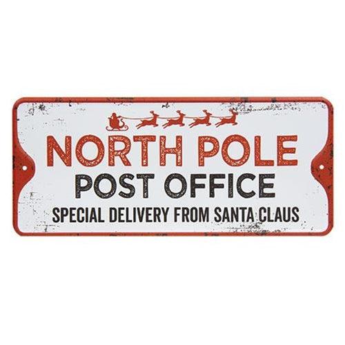 North Pole Metal Sign - The Fox Decor