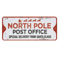 North Pole Metal Sign - The Fox Decor