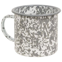 Thumbnail for Gray Splatter Enamelware Mug