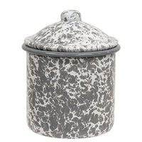 Thumbnail for 3 Set Gray Splatter Enamelware Canisters