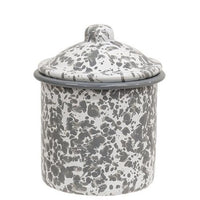 Thumbnail for 3 Set Gray Splatter Enamelware Canisters