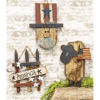 Hanging Lath America Gate - The Fox Decor