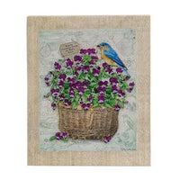 Birds & Blooms Layered Canvas Print 3 Asstd - The Fox Decor