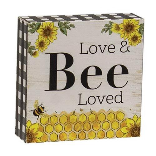 Love & Bee Loved Small Block - The Fox Decor