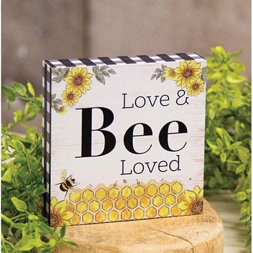 Love and Bee Loved Large Block - The Fox Decor