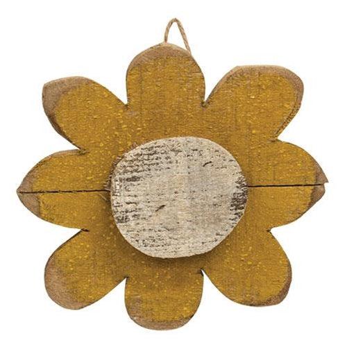 Rustic Pallet Hanging Daisy 4 Asstd - The Fox Decor