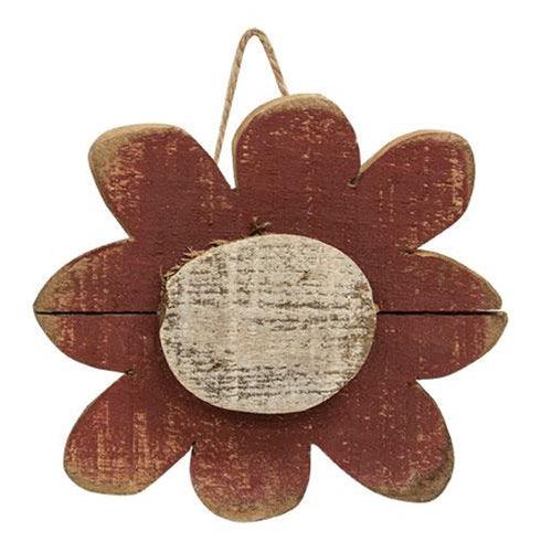 Rustic Pallet Hanging Daisy 4 Asstd - The Fox Decor