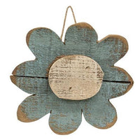 Rustic Pallet Hanging Daisy 4 Asstd - The Fox Decor