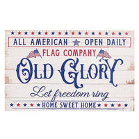 Olde Glory Shiplap Look Sign 26x16 - The Fox Decor