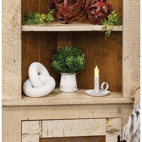 White Wooden Decor Knot - The Fox Decor