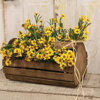 Natural Lath Large Rounded Tote - The Fox Decor