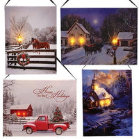 Lit Canvas Print 8 18 Asstd - The Fox Decor